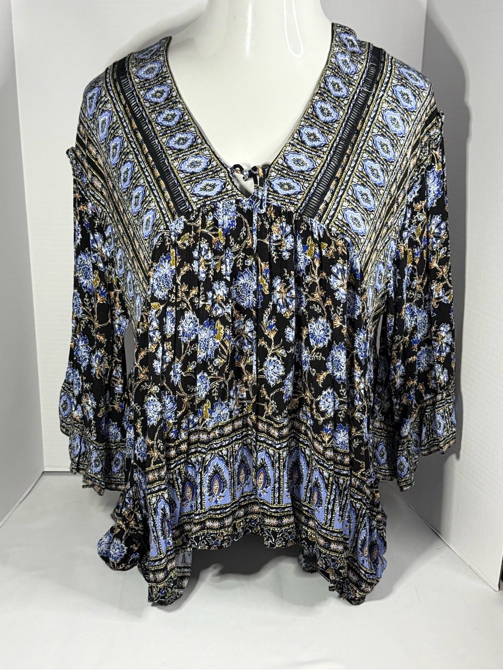 Free People Moonlight Dance Printed Tunic / Mini Dress
